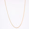 Collier Chaine or jaune maille jaseron double ancienne 58 Facettes 24-235