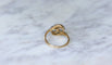 Bague 57 Bague de Fiançailles Toi et Moi Diamants 58 Facettes