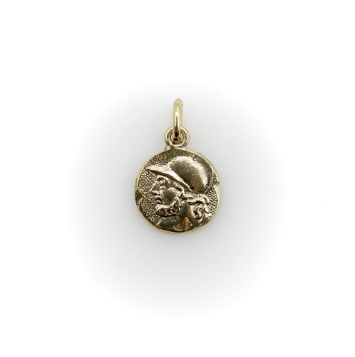 Pendentif Pendentif Guerrier de Mars Signature en or 14 carats 58 Facettes A20060