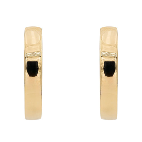 Boucles d'oreilles Boucles d'oreilles Créoles Or jaune Diamant 58 Facettes 2711789CN
