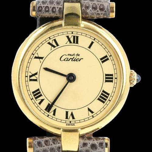 Montre Cartier Montre Must De Cartier Vermeil 58 Facettes MT41248