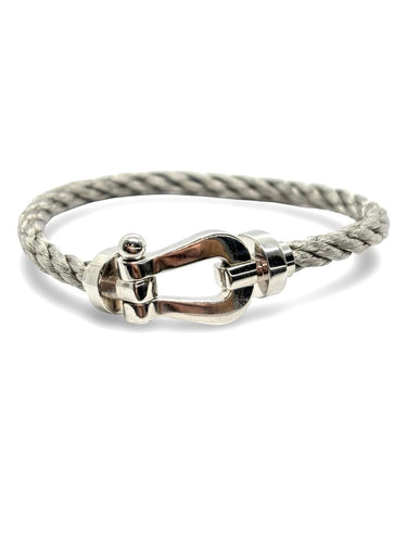 Bracelet Bracelet Fred Force 10 or blanc Grand Modèle 58 Facettes 1238