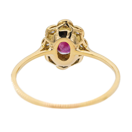 Bague 60 Bague Pompadour Or jaune Rubis 58 Facettes 2833445CN