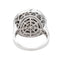 Bague 59 Bague Cocktail Or blanc Diamant 58 Facettes 3358948CN