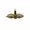 Pendentif Pendentif Charm Milagro Signature Eye en or jaune 58 Facettes