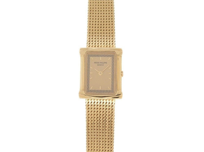 Montre vintage montre PATEK PHILIPPE les grecques quartz or jaune 58 Facettes 260325
