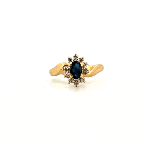 Bague 52 Bague Pompadour saphir et diamants 58 Facettes 64-GS35885-3
