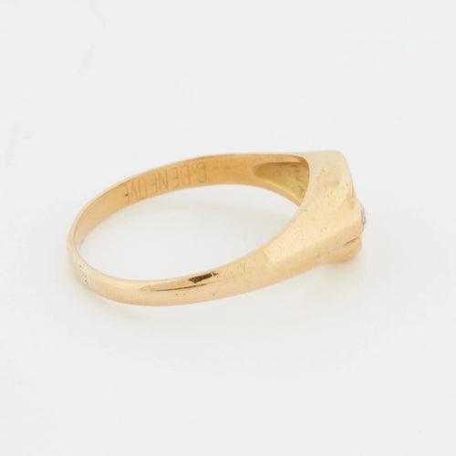 Bague 51 BAGUE OR JAUNE COLLECTION Catherine Deneuve 58 Facettes RÉF 11072/16