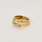 Bague 46 CARTIER - Cartier C - Bague jonc or jaune et blanc 58 Facettes RAM28444