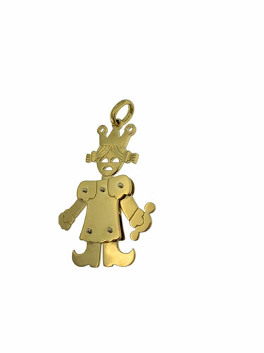 Pendentif POMELLATO - Pendentif Queen taille longue en or jaune 58 Facettes
