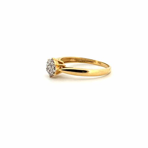 Bague 54 Solitaire Or Jaune  Diamants 58 Facettes 99-GS38386-1
