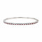 Bracelet Bracelet Jonc Or blanc Rubis 58 Facettes 3350860CN