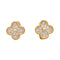 Boucles d'oreilles Boucles d'oreilles Van Cleef & Arpels, "Vintage Alhambra", or jaune, diamants. 58 Facettes 33757