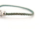 Bracelet bracelet FRED chance infinie mm diamants & chaine or blanc +cable vert 58 Facettes 263860