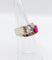 Bague 47 Bague chevalière art deco or blanc 18k et platine ornée d'un diamant taille rose et d'un rubis synthétique 58 Facettes A04973