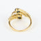 Bague 55 Bague vintage en or jaune 18 carats avec diamants et saphirs 58 Facettes 131144