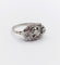 Bague 55.5 Bague Tank Art Déco or blanc, diamants et monture géométrique (circa 1920) 58 Facettes A06221
