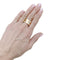 Bague 56 Bague Dinh Van, "Seventies", or jaune. 58 Facettes 35160