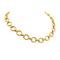 Collier Collier en or jaune, maillons ovales et diamants. 58 Facettes 34706