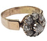 Bague 49 Bague grappe espagnole, XIXe siècle, or jaune, diamant taille ancienne 58 Facettes Q405B