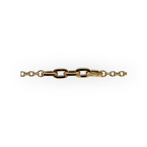 Bracelet Bracelet or jaune maille alternée 58 Facettes 149062014