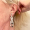 Boucles d'oreilles Boucles d'oreilles en platine et diamants 58 Facettes Q815A