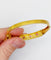 Bracelet Bracelet jonc antique or jaune décoré d'abeilles orné de rubis et de diamants taille roses (circa 1890) 58 Facettes A04772