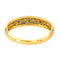 Bague 53 Bague  Jonc Or jaune Diamant, Saphir 58 Facettes 4207983CN