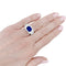 Bague 52 Bague Mauboussin, "Alessandra", or blanc, saphir, diamants. 58 Facettes 32448