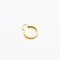 Boucles d'oreilles Boucles d'oreilles créoles or jaune guilloché 58 Facettes