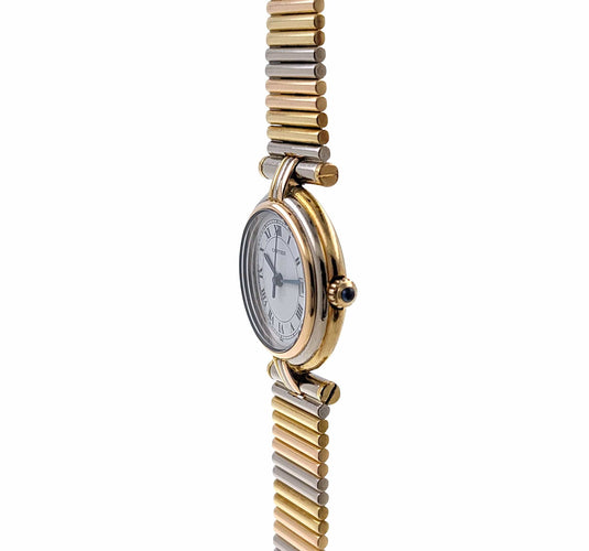 Bague Cartier Trinity Vendome Louis Cartier Trinity Date 83953 Three 18k golds with 3 Gold Strap + Folding Clasp Circa 1983 58 Facettes