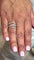 Bague 55 Bague spirale en or blanc 18 carats et diamants 58 Facettes