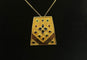 Pendentif Pendentif Broche 21CT 58 Facettes LP791