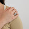 Bague 58 Bague or gris diamants et saphirs 58 Facettes 230488