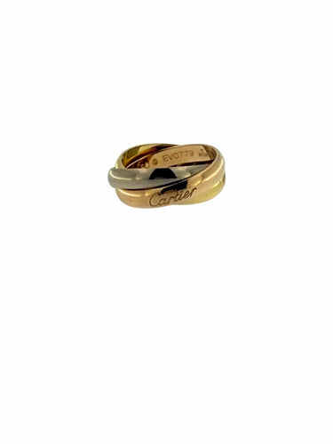 Bague 50 Bague Trinity de Cartier triple or 58 Facettes