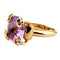 Bague 46 GUCCI - Bague Horsebit en or jaune et améthyste 58 Facettes 160447J85705010