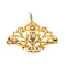 Broche Broche or jaunen diamant et perles 58 Facettes THI0298