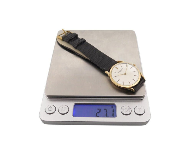 Montre vintage montre VACHERON CONSTANTIN patrimony 4961 31mm quartz or jaune 18k 58 Facettes 268587