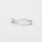Bague 57 Bague solitaire or gris ornée d'un diamant 58 Facettes 177-1