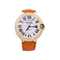 Montre Montre Cartier "Ballon Bleu" or jaune, diamants, cuir. 58 Facettes 34434