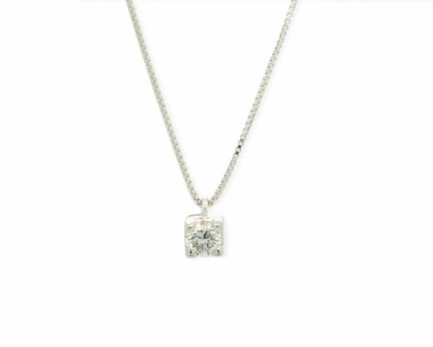 Collier Collier à pointe lumineuse de 0,16 ct 58 Facettes 7890