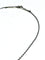 Collier Chaîne maille forçat en or blanc 18 carats 58 Facettes