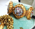 Collier PARURE 3 PEZZI MICROMASAICO 1850 58 Facettes