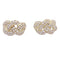 Boucles d'oreilles Boucles d'oreilles, "Tresse" or jaune, diamants. 58 Facettes 33736