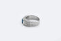 Bague 18 / Oro Bianco Fascia in oro bianco con pavé di diamanti 58 Facettes ANL681