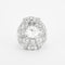 Bague 53 Bague style Art Déco Diamant 1.55ct 58 Facettes 1972