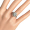 Bague 51 Bague marguerite en or blanc diamant 0.50ct 58 Facettes 372