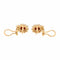 Boucles d'oreilles Boucles d'oreilles Marguerite Or jaune Grenat 58 Facettes 3002092CN