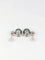 Boucles d'oreilles Boucles d’oreilles vintage en or, perles de Tahiti et tourmalines roses 58 Facettes 391.9