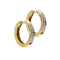 Boucles d'oreilles Boucles d'oreilles créoles avec diamants 58 Facettes 32166